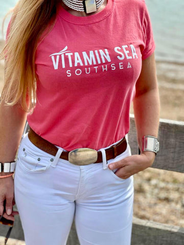 Vitamin Sea Adult T-Shirt - Sunset Pink