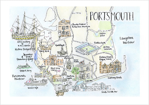 Portsmouth Map Card