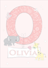 Personalised Alphabet Letter in Pink
