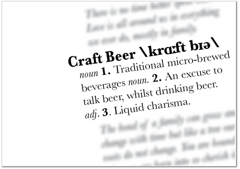 Craft Beer Definition Print