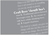 Craft Beer Definition Print
