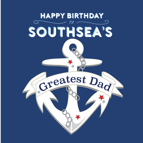 Southsea's Greatest Dad Card