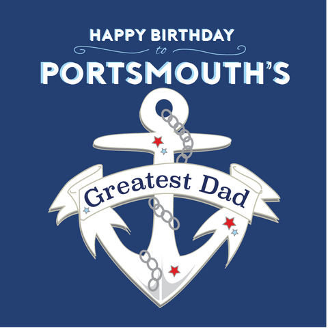 Portsmouth Greatest Dad Card
