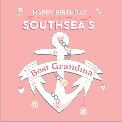 Southsea's Best Grandma Card