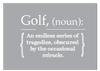 Golf Noun Print
