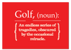 Golf Noun Print