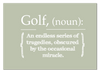 Golf Noun Print