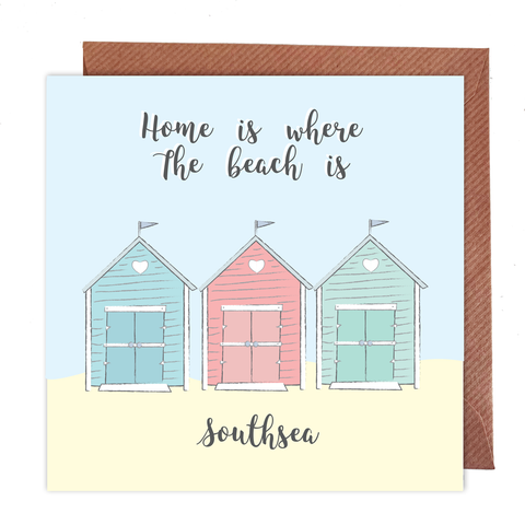 Home is where the beach is, Southsea Card