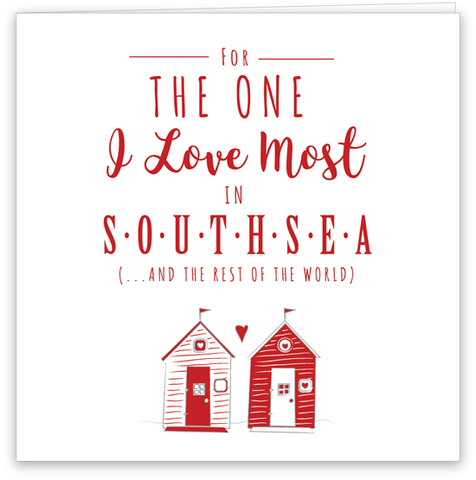 One I Love in Southsea Card