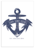 Personalised Anchor Print