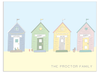 Four Personalised Beach Huts