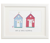 Two Personalised Beach Huts