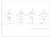 Four Personalised Beach Huts