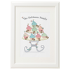 Personalised Family Cupcake Stand Print
