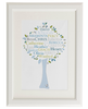 Personalised Family Tree 'Apple' Design