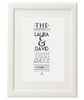 Personalised Family Names Print