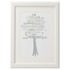 Personalised Family Tree 'Ginko' Design