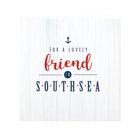Lovely friend in Southsea Greeting Card