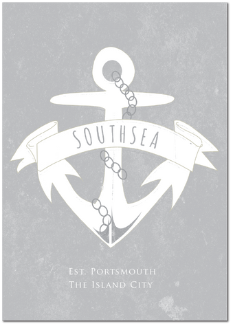 Southsea Anchor Print