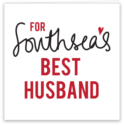 Southsea's Best Husband Card