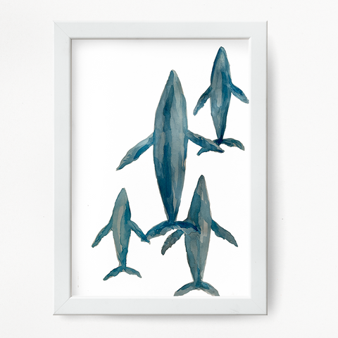 Whale Print