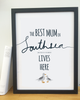 Best Mum in Southsea Print