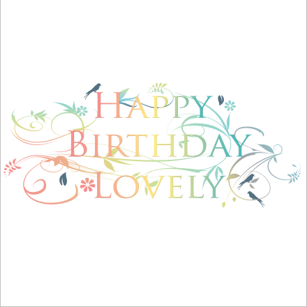 Happy Birthday Lovely Card