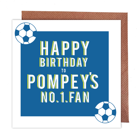 Pompey’s Number 1 Fan Card