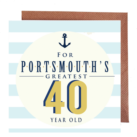Portsmouth's Greatest 40 Year Old Card